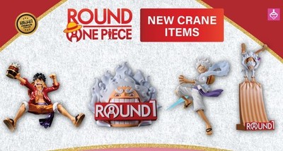 New 4 Exclusive Round 1 x One Piece Figures Bandai sealed 