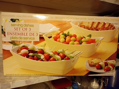 Set Of 3 Serving Dishes