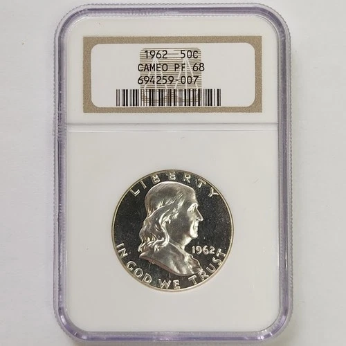 1962 Franklin Half Dollar Proof NGC PF68CAM