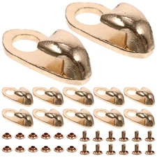 20 Pcs Metal Shoe Buckle Hooks for Boots Repair Accessories Hiking