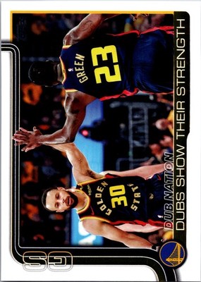 STEPHEN CURRY/DUB NATION 2025 Topps Flagship Base Card #291
