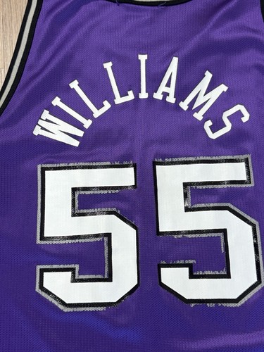 Champion Sacramento Kings Jason Williams Jersey Size 52-Purple XXL RARE - Picture 4 of 6