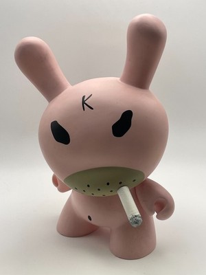 Pink Hate 8'' Vinyl Fig. by Frank Kozik x Kidrobot *READ DESC*