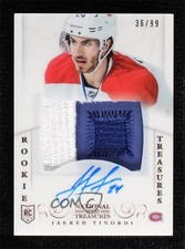 2013 Panini National Treasures Rookie 36/99 Jarred Tinordi #165 Patch Auto 03hd