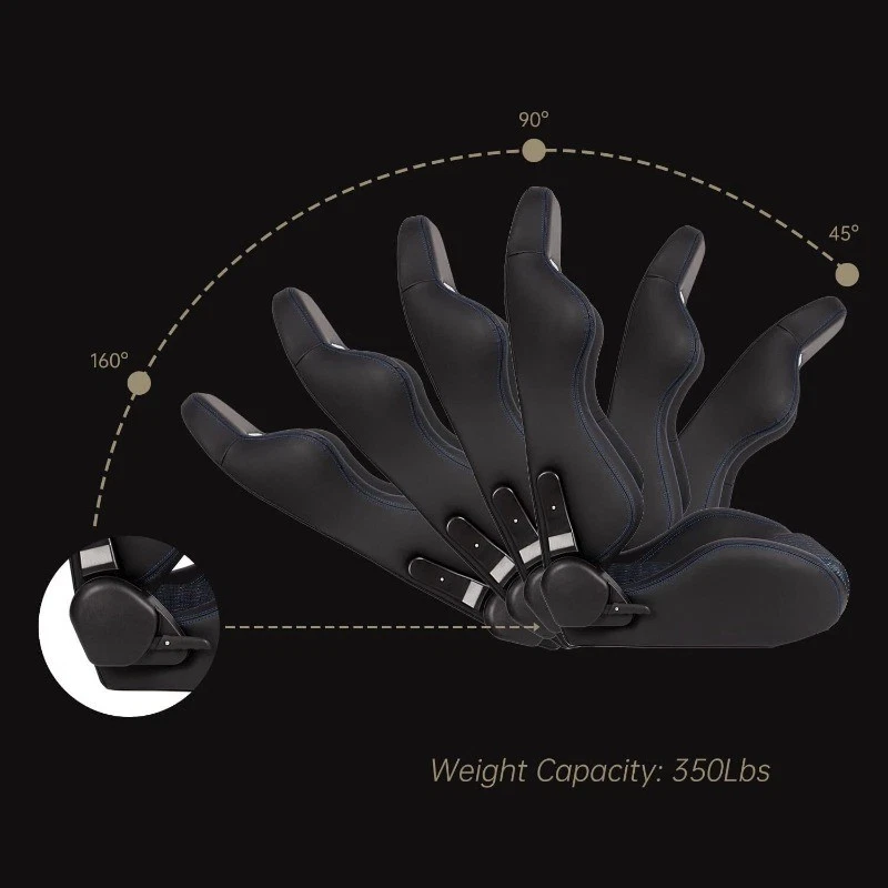 Универсальные гоночные сиденья с ползунками ковшеобразные сиденья для Jeep 2 шт. - Изображение 3 из 4