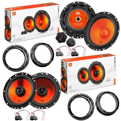 Kit 6 Casse JBL 6,5" 2 Voies 4 Ω Avant Arrière Pour VW Golf IV Van - Photo 1/4