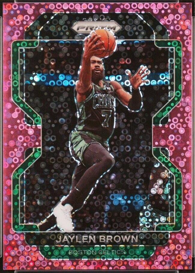 2021-22 Panini Prizm - Jaylen Brown #97 Pink Fast Break 2021-22 Panini Prizm - Jaylen Brown #97 Pink Fast Break