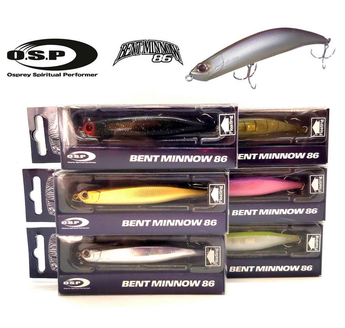 OSP ベントミノー 86 74 OSP BENT MINNOW 86 NEW - KKJAPANLURE