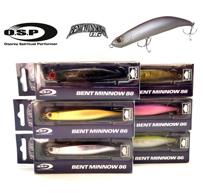 Vente OSP Bent Minnow 86F Flottant Minnow Leurre G