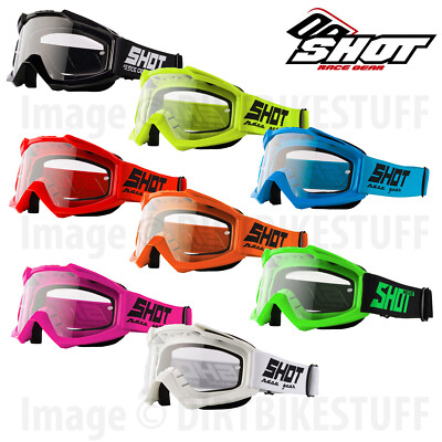 NEU SHOT MOTOCROSS BRILLE ANGRIFF OFF ROAD MX ENDURO QUAD FAHRRAD PITBIKE