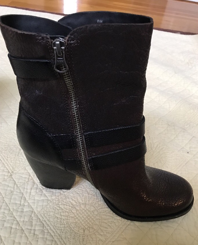 Kork-Ease Short Zip-up Buckle Boot, Brown Brown Brown Textured Leather, Donna Size 8.5 9e54f2 Kork-Ease Short Zip-up Buckle Boot, Brown Brown Brown Textured Leather, Donna Size 8.5 9e54f2