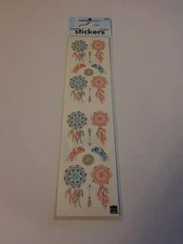 Stickers Paper House Stickers Slims Dream Catchers Feathers Repeats Blue Orange