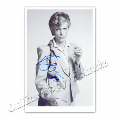  David Bowie  (1947 2016)    - Autogrammfoto  