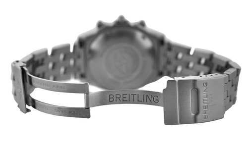 Breitling Chronomat Blackbird A13050.1 Chronograph Date Special 40MM Men's Watch - Picture 7 of 9