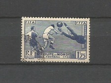 France 1938 coupe du monde de football à Paris Y&TN°396 timbre oblitéré /T9624