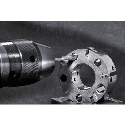 LESSMANN Rundbürste Ø22mm mit 3,0mm Schaft Stahldraht 0,1mm