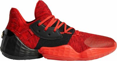 ADIDAS JAMES HARDEN VOL. 4 BASKETBALL SNEAKERS MEN SHOES RED/BLACK