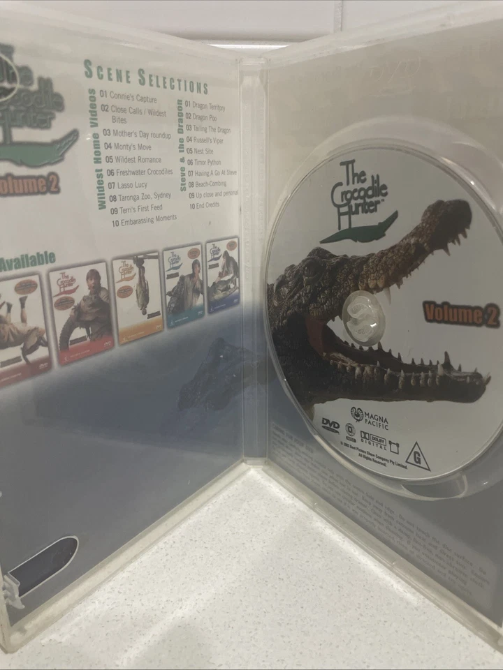 The Crocodile Hunter, Vol. 2 (DVD, 2011) Steve Irwin - Scariest Moments Reg All - Image 2 of 4