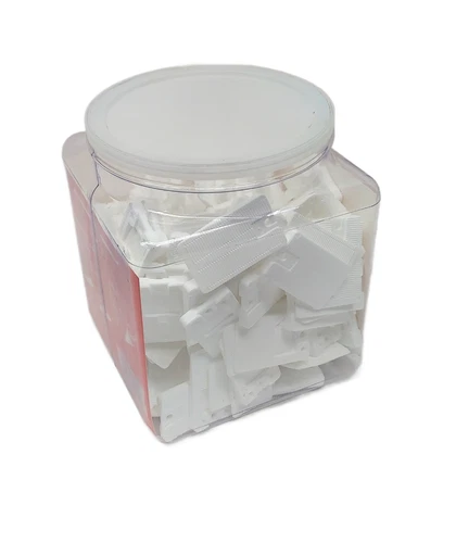 Store Display of 200 Jones Stephens S55-952 Wobble Wedges Plumber Shim White - Picture 2 of 2