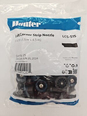 LOT 25 Hunter Pro Spray Nozzle Left Corner Strip 5' X 15', 1.5m x