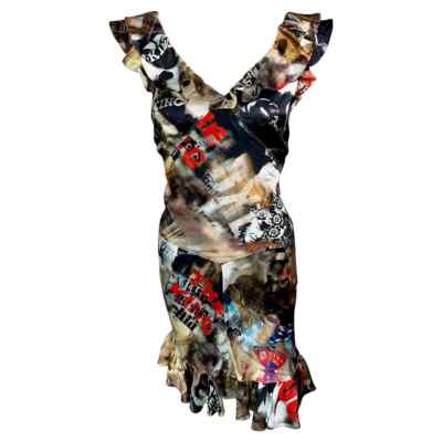 John Galliano Early 2000's Logo I'm a King Face Portrait