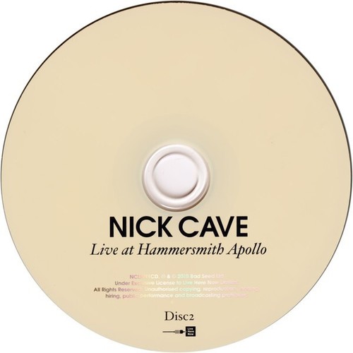 Nick Cave : Live at Hammersmith Apollo 2CD NCLHN1CD NM/NM Ltd. Edition Rare! - Imagen 3 de 4
