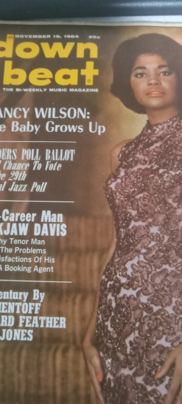 DOWNBEAT NOV 19TH 1964 THE BABY GROWS UP NANCY WILSON QUEEN OF JAZZ