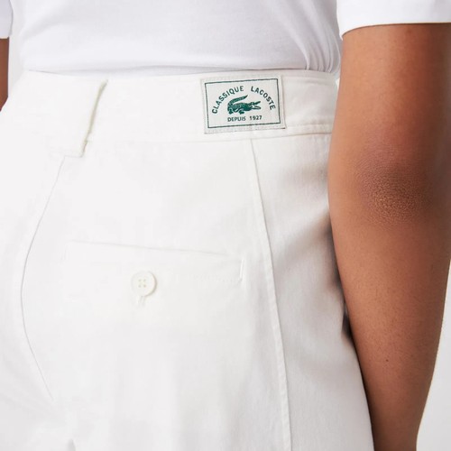 Lacoste Damen Hose Classic Fit Weiß - Bild 6 von 6