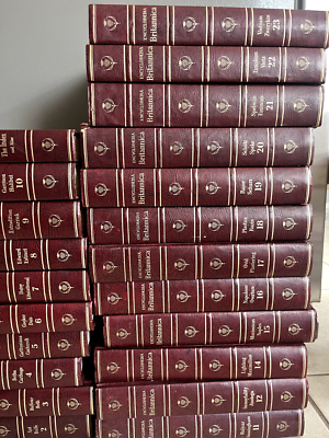 Encyclopedia Britannica INCOMPLETE 21 book Set (missing 3