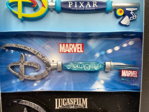 Disney Studio Key Set Pixar Lucas Films Walt Disney Animation Marvel FAST SHIP - Bild 4 von 6