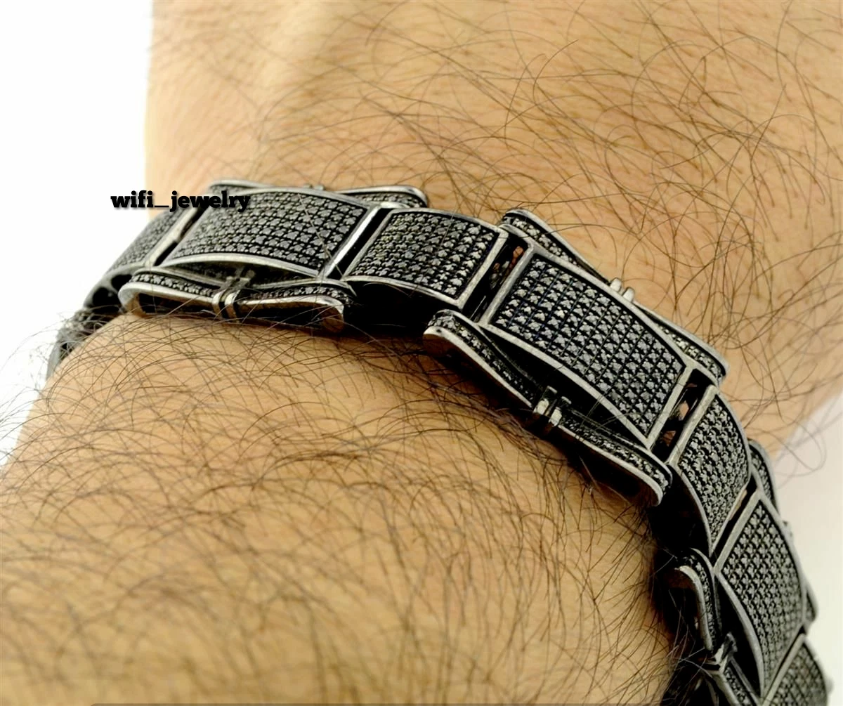 Black cubic clearance zirconia bracelet