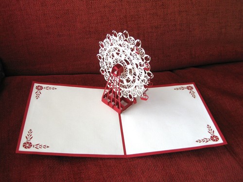 3-D POP-UP FERRIS WHEEL GREETING CARD - Imagen 4 de 6