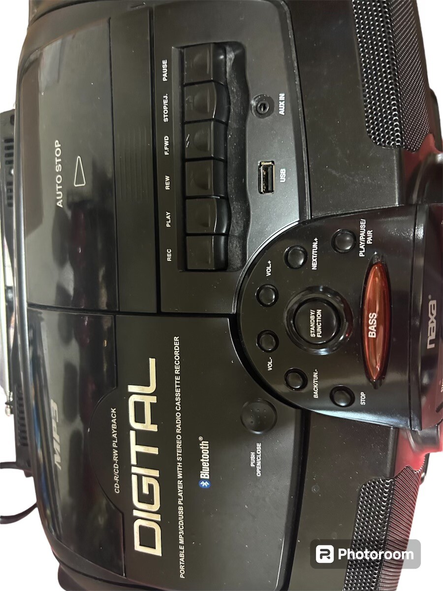 Naxa NPB-273 Portable Bluetooth Boombox for sale online | eBay