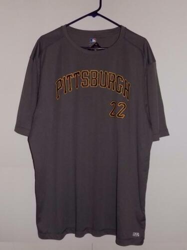 SALE 30%! Men's Pittsburgh Pirates Andrew McCutchen #22 Name & Number  T-Shirt