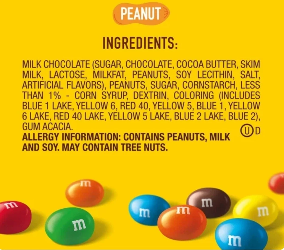 M&M's PEANUT DARK CHOCOLATE COAT, VALUE PACK LIMITED TIME IN POUND BAG- PICK NOW - Image 3 of 4