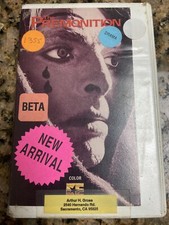 Vintage BETA The Premonition HORROR Film Clamshell Richard Lynch RARE