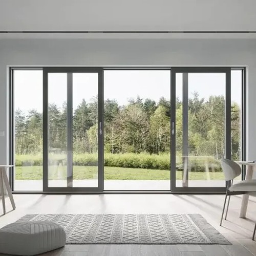 PVC Terrassentür auf Maß Kunststoff Schiebetür aus Polen SMART SLIDE Anthrazit - Bild 6 von 9
