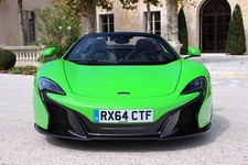Cars mclaren 650 s spider Desk Mat Stitched