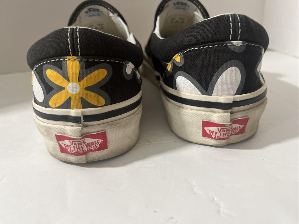 Vans x Slip-On 98 DX 'Floral' VN0A3JEXU7X Black Yellow White Daisy