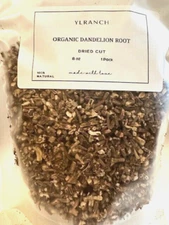 Dandelion Root Organic Cut / Farm Fresh Packed USA Free Ship
