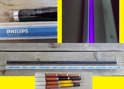 Philips black light UV fluorescent tube TLD 36 W/08 120 cm T8 base new original packaging