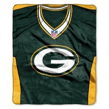 Manta Raschel de felpa con diseño de camiseta de 50" por 60" de Green Bay Packers - NFL