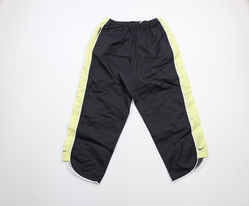 Vtg Nike Womens Medium Travis Scott Mini Swoosh Color Block Capris Pants Nylon