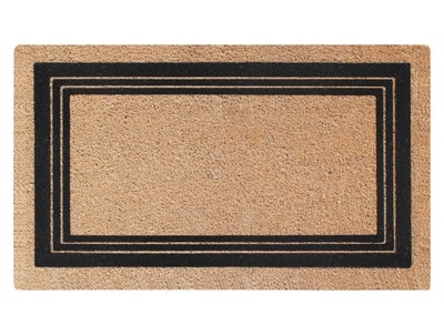 A1HC Natural Coir Monogrammed Entrance Door Mats, Non-Slip, Flock Doormat, Th...