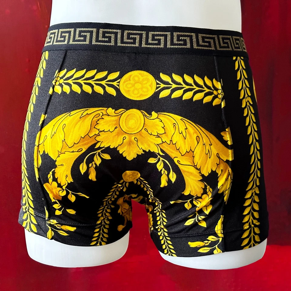 Плавки GIANNI VERSACE MARE с принтом в стиле барокко от S/S 1995 - Изображение 4 из 4