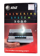 Vintage 80s AT T Answering System 2000 Phone NEW NIB