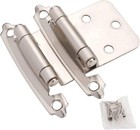 Bisagras Para Gabinetes De Cocina Gabinete Níquel Satinado 50 Pcs Set 25 Pares