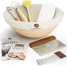 9" Bread Proofing Sourdough Starter Kit Basket for Bread Baking Bread Making