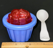 RARE Fisher Price Fun With Food Pretend Play Authentic Jello Pudding  Spoon HTF