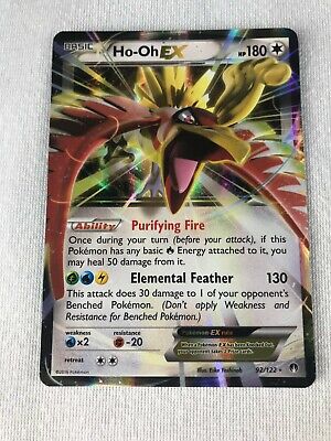 Ho-Oh EX 92/122 ULTRA RARE Pokemon XY Breakpoint NM Holo 2016